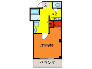 コ－ポロ－レルの物件間取画像